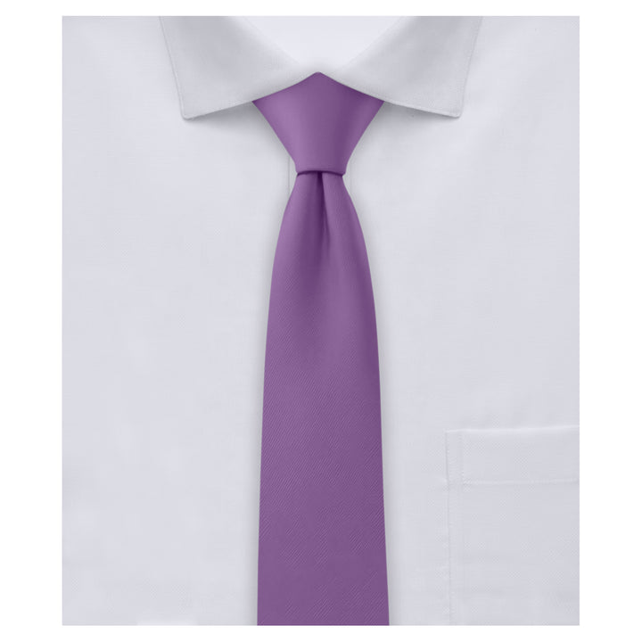 Solid Skinny Tie - Wisteria