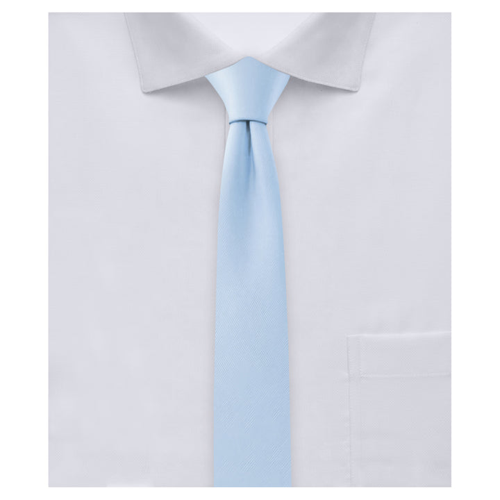 Solid Ultra Skinny Tie - Sky Blue