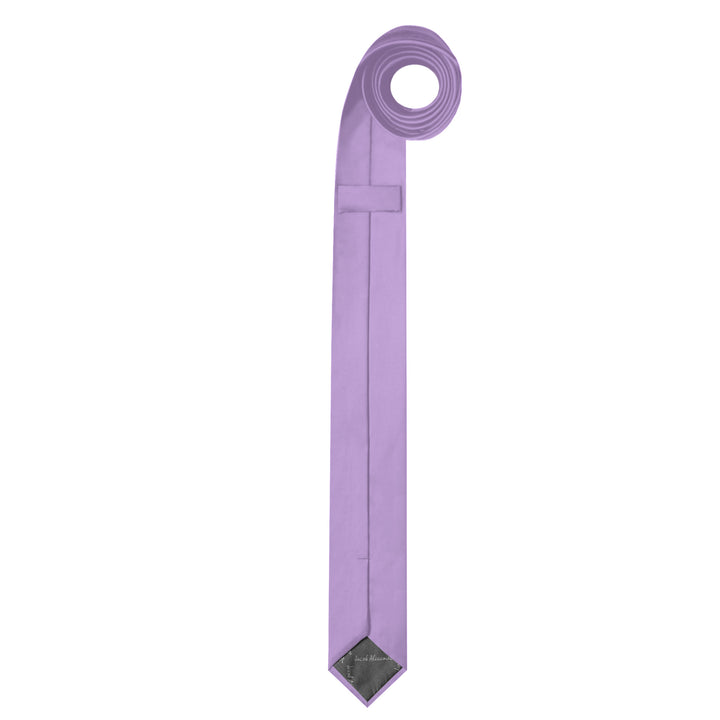 Solid Ultra Skinny Tie - Lavender