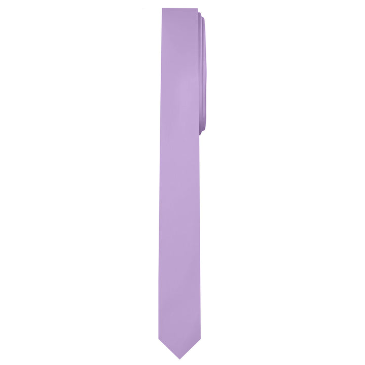 Solid Ultra Skinny Tie - Lavender