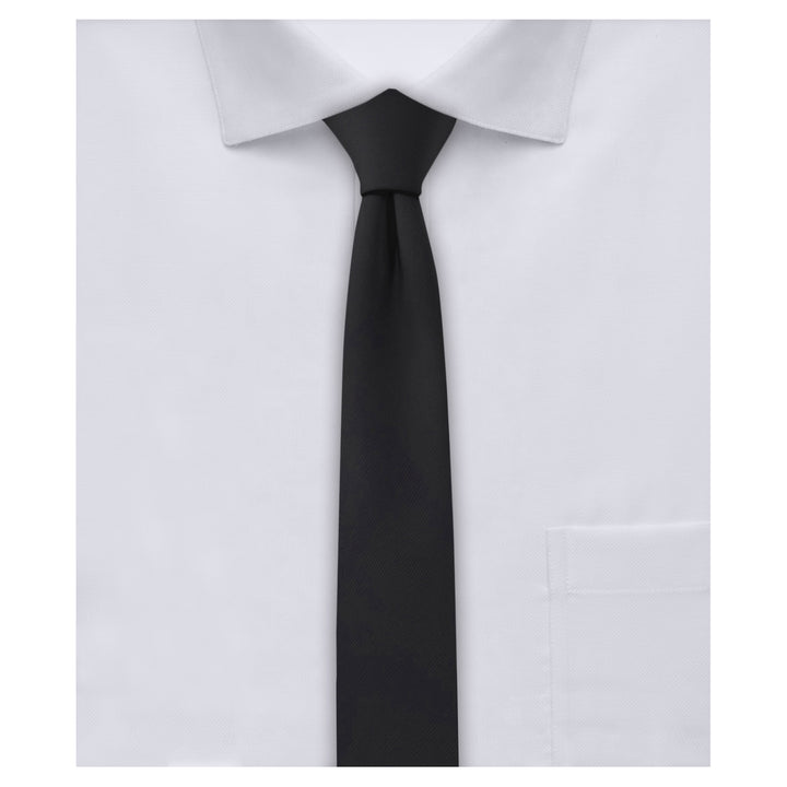 Solid Ultra Skinny Tie - Black