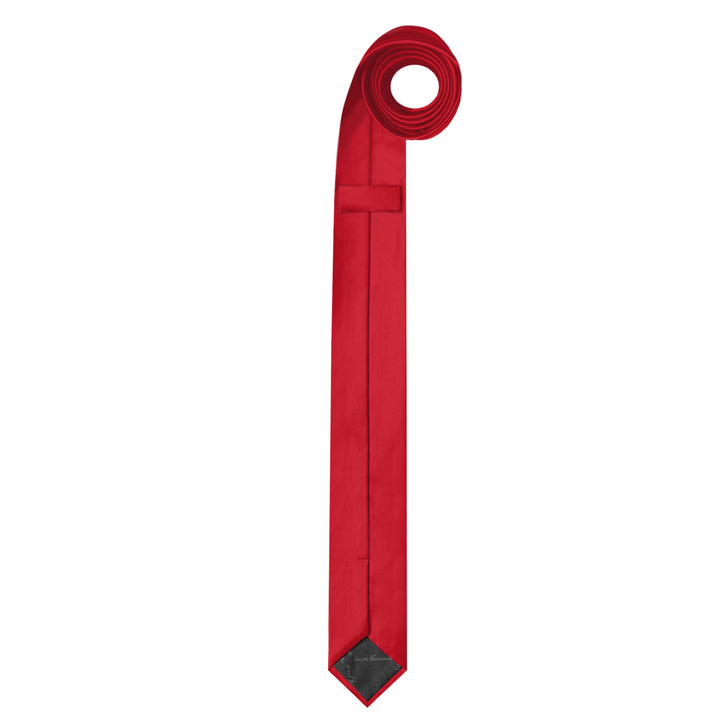 Solid Ultra Skinny Tie - Red