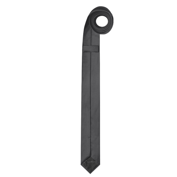 Solid Ultra Skinny Tie - Charcoal