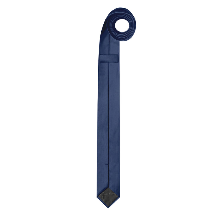 Solid Ultra Skinny Tie - Steel Blue