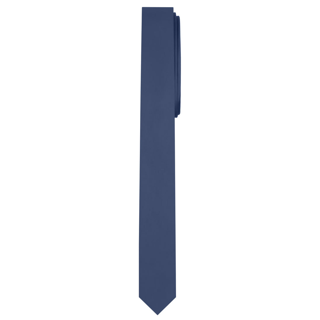 Solid Ultra Skinny Tie - Steel Blue
