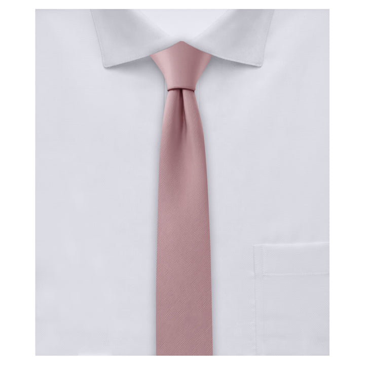 Solid Ultra Skinny Tie - Dusty Rose