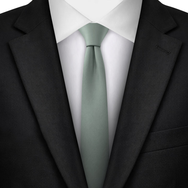 Solid Ultra Skinny Tie - Dusty Sage