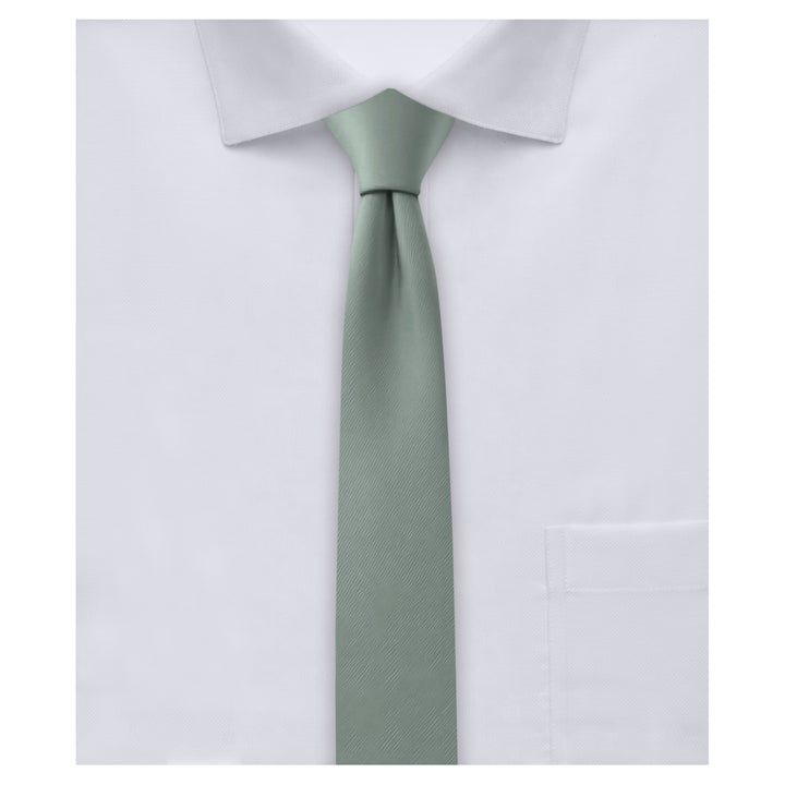 Solid Ultra Skinny Tie - Dusty Sage