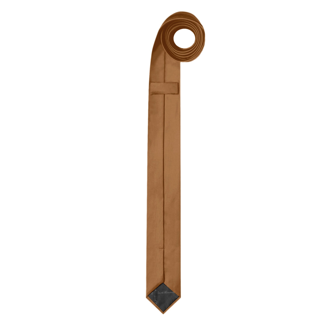 Solid Ultra Skinny Tie - Copper Sundial