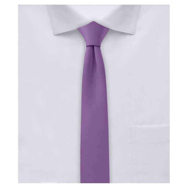Solid Ultra Skinny Tie - Wisteria