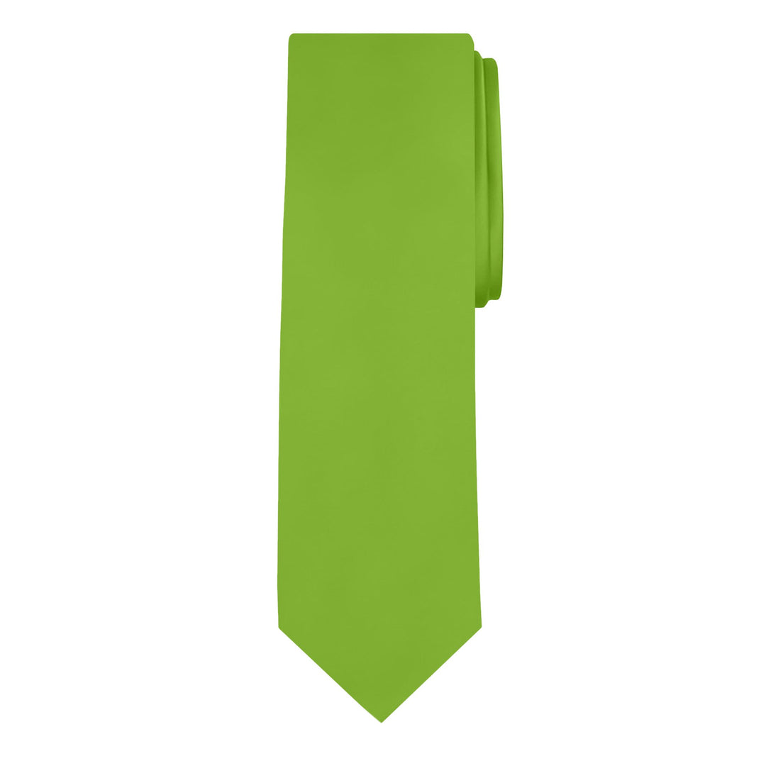 Wedding Solid Extra Long Tie - Apple Green