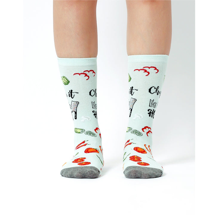 Chop it! Funny Socks for Women