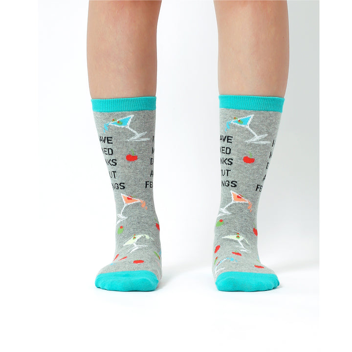 Mixed Drinks Funny Socks for Women