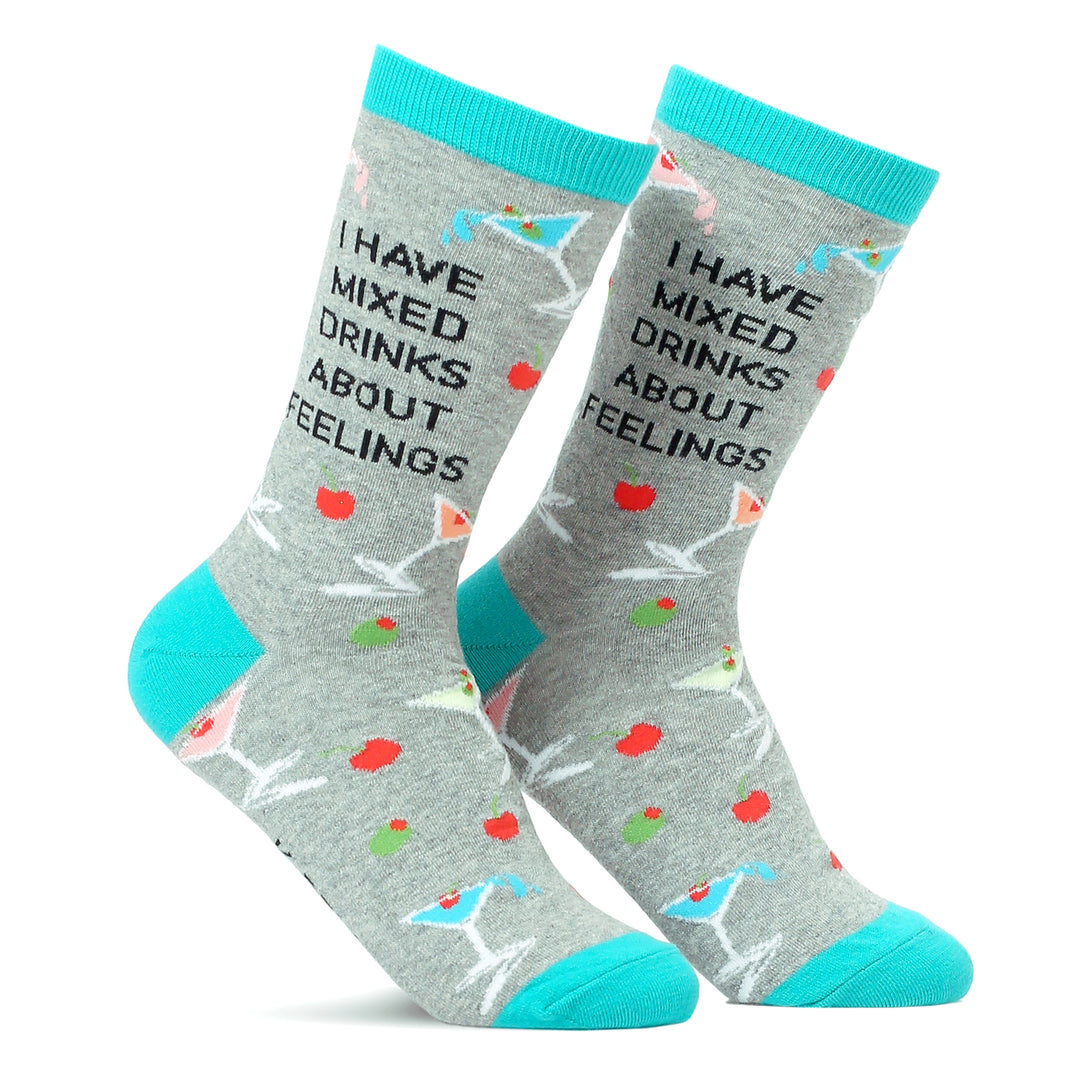 Mixed Drinks Funny Socks for Women