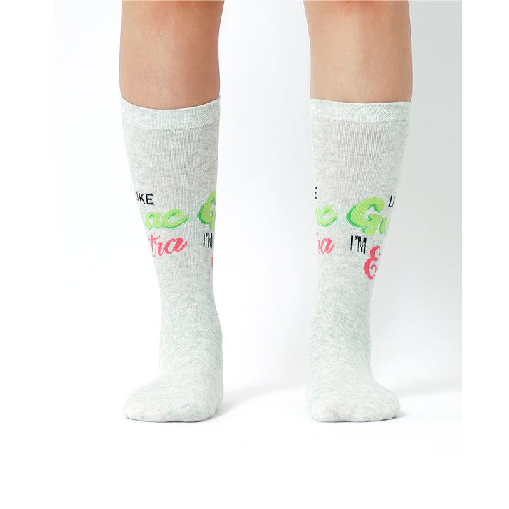 Like Guac I'm Extra Funny Socks for Women
