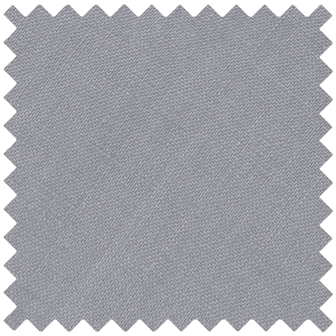 Linen Pocket Square - Silver