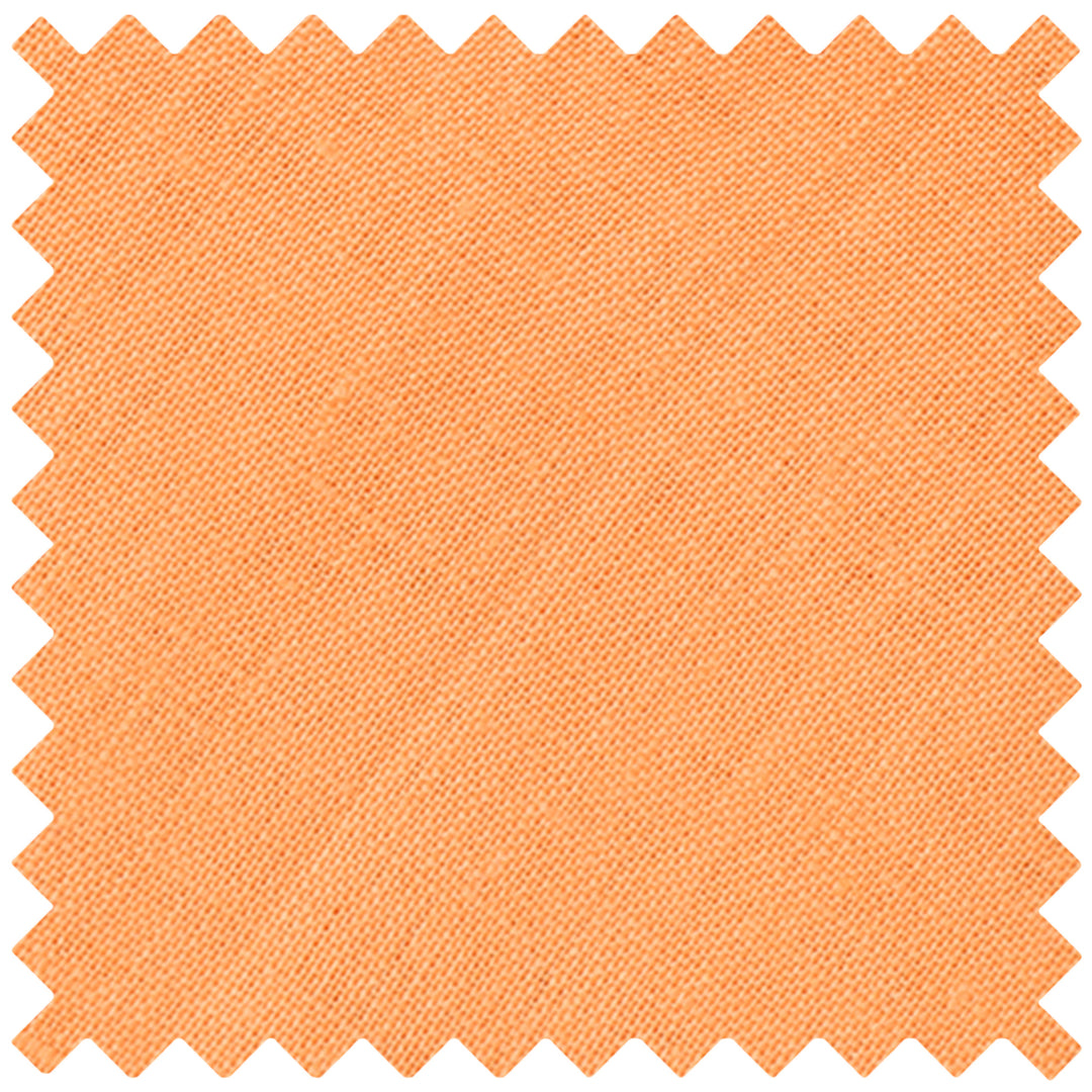 Linen Pocket Square - Peach