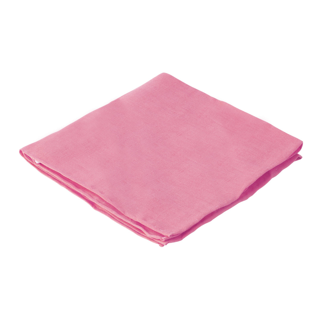 Solid Linen Pocket Square - Light Pink