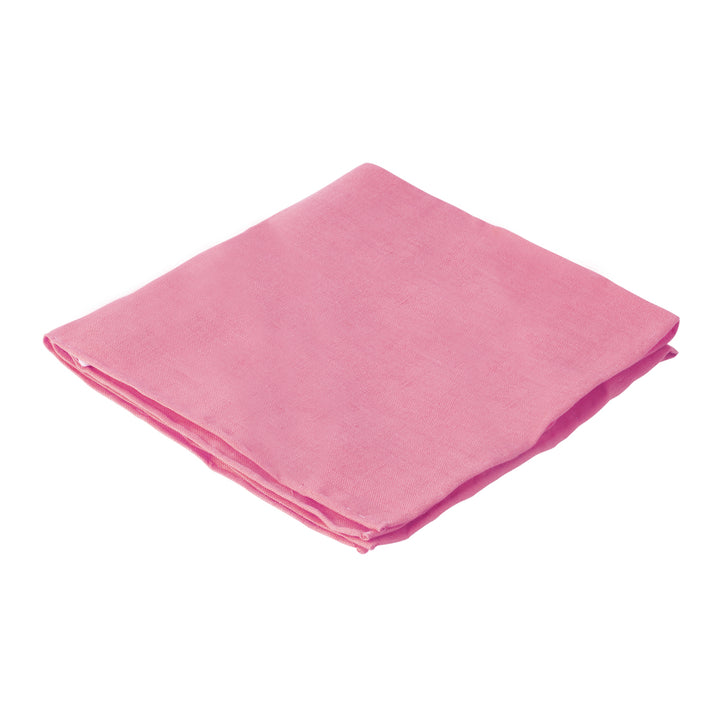 Solid Linen Pocket Square - Light Pink
