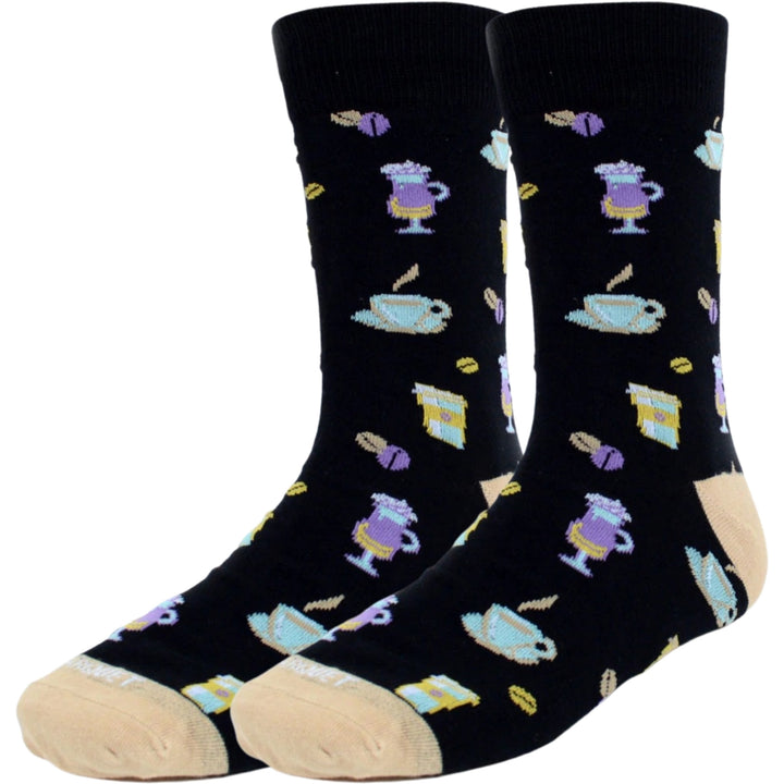 Tea Party Premium Crew Novelty Socks