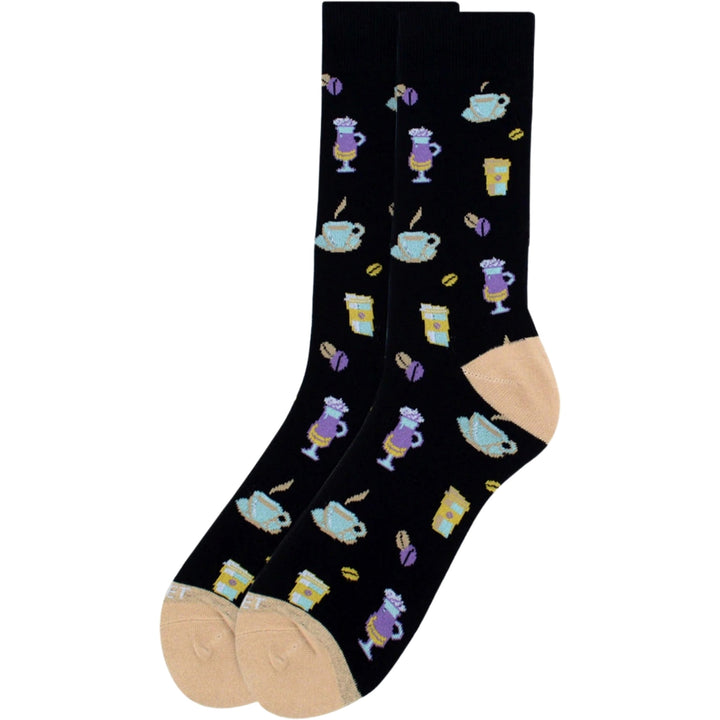 Tea Party Premium Crew Novelty Socks