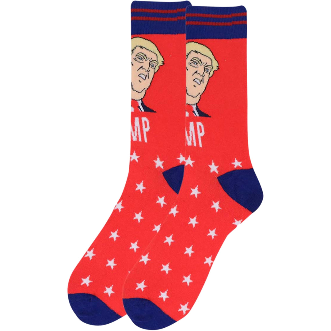 Donald Trump Make America Great Speech Socks - Red/White/Blue
