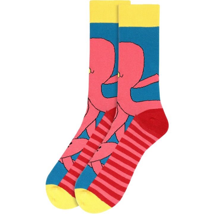 Kraken Crew Novelty Socks - Turquoise