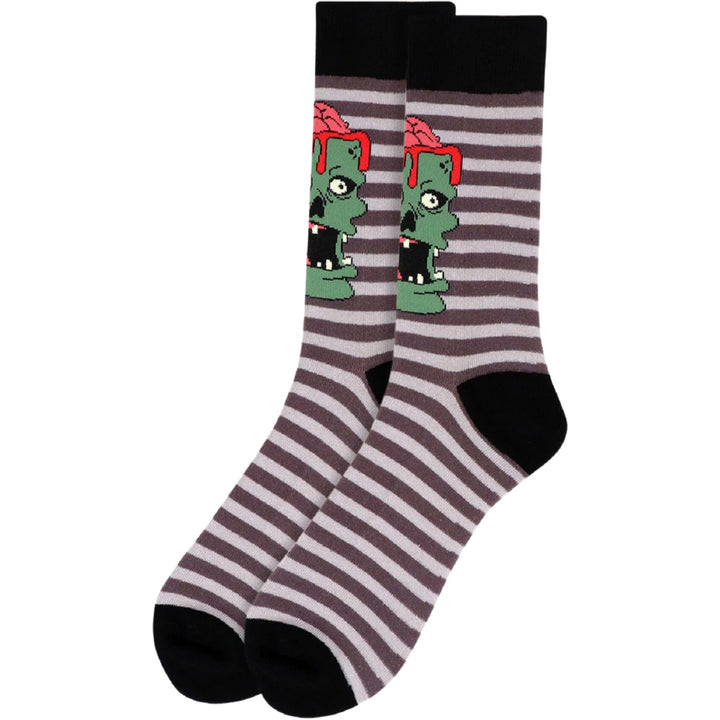 Zombie Crew Novelty Socks - Gray