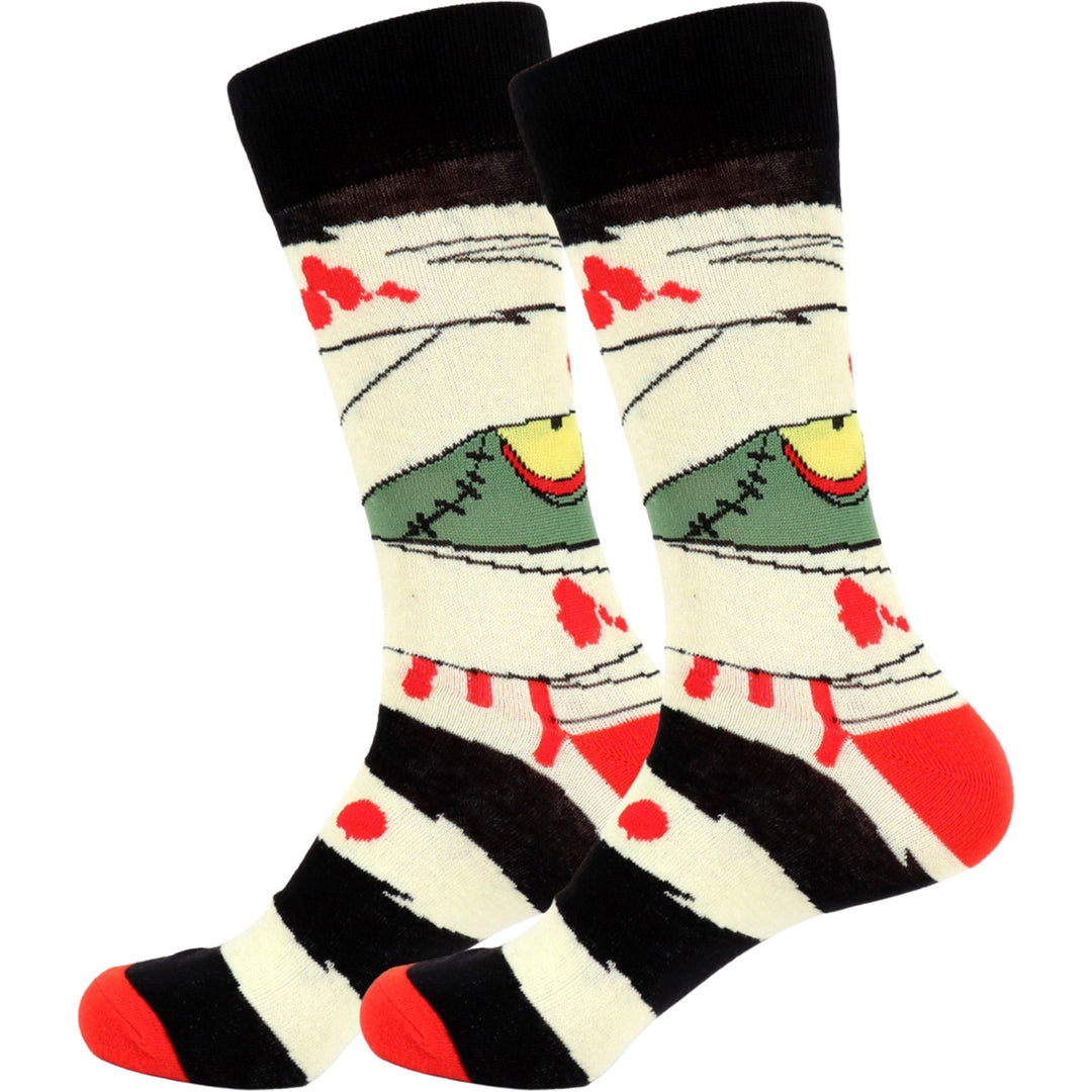Frankenstein Crew Novelty Socks - Ivory