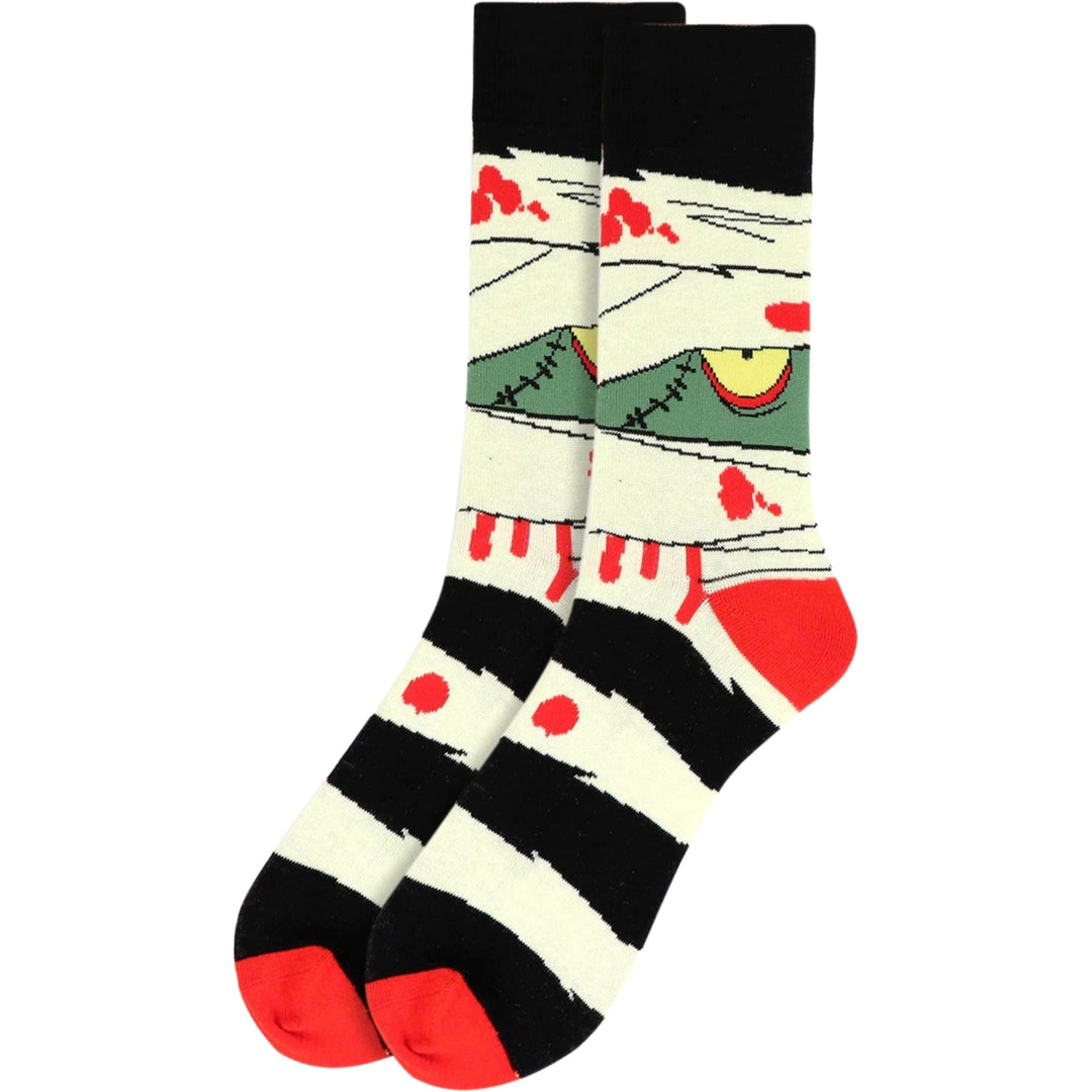 Frankenstein Crew Novelty Socks - Ivory