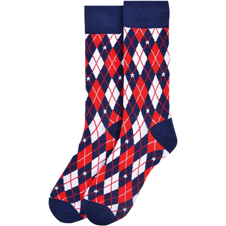 American Flag Crew Argyle Socks