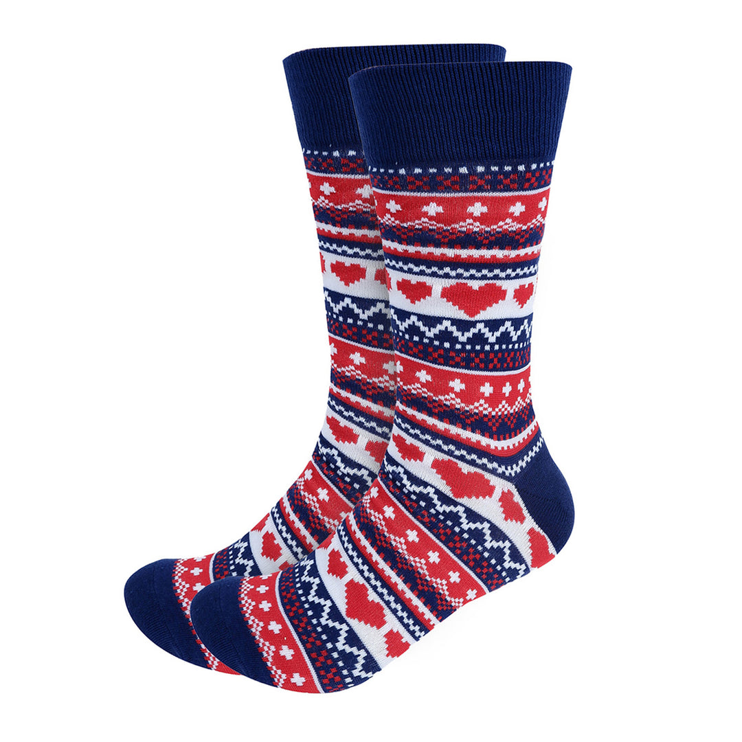Valentine's Heart Novelty Crew Socks