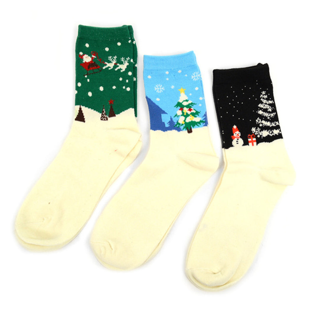 Winter Wonderland Crew Novelty Socks 3 Pair Pack