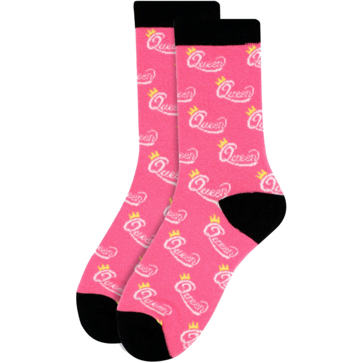 Queen Crew Novelty Socks