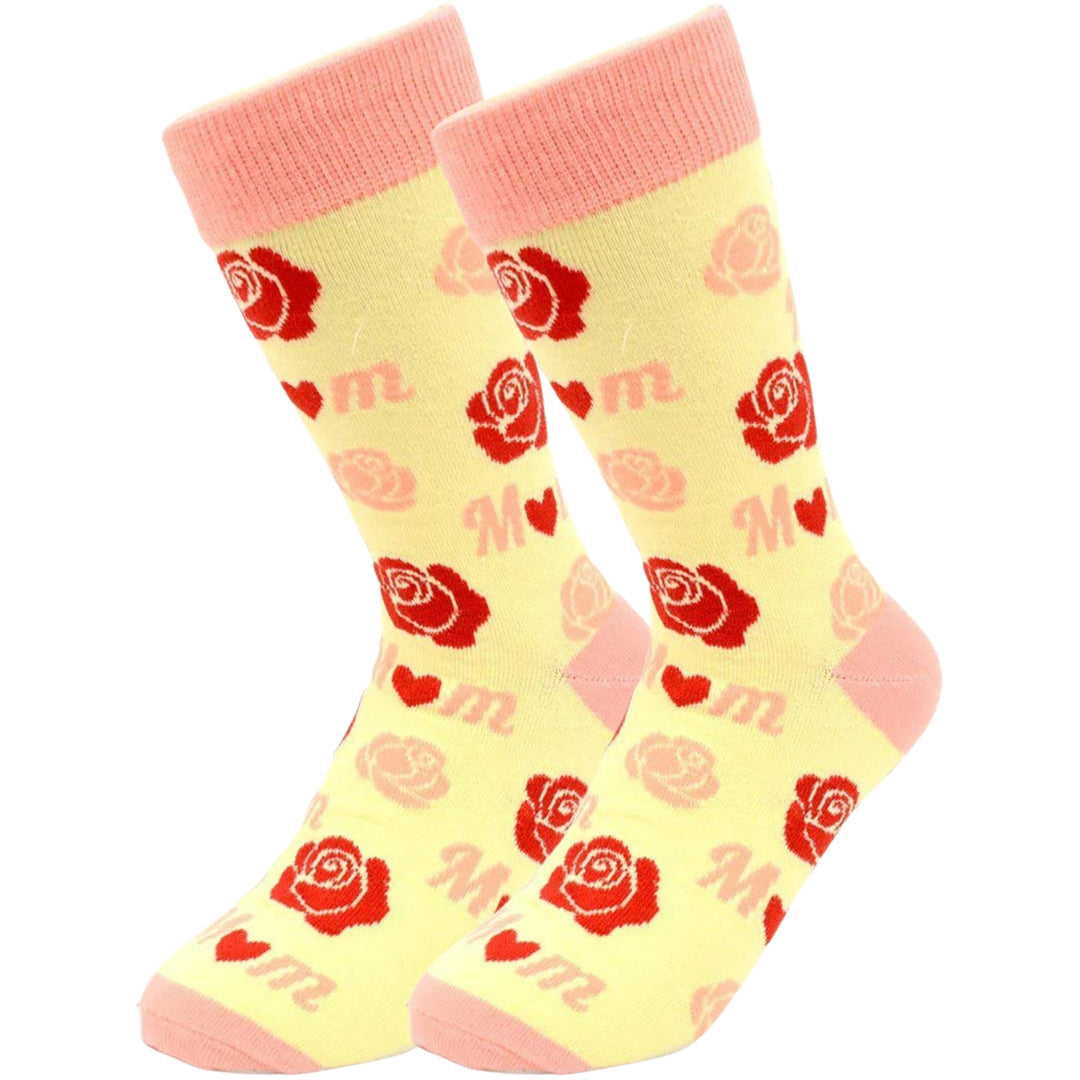 Mom Crew Novelty Socks