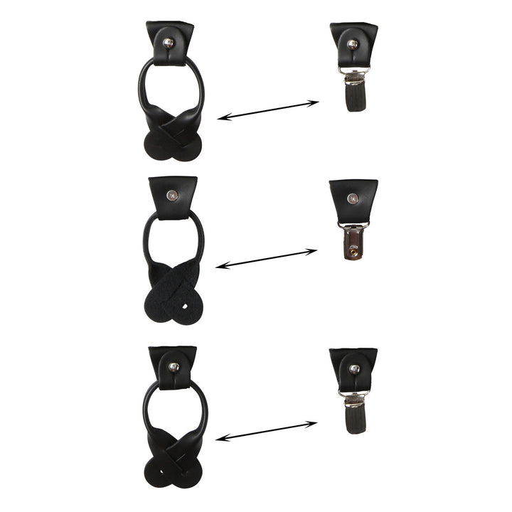 Polka Dot Suspenders - Lavender