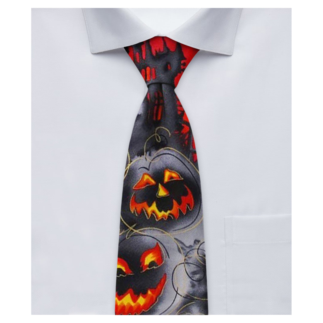 Jerry Garcia Halloween Demon Extra Long Tie